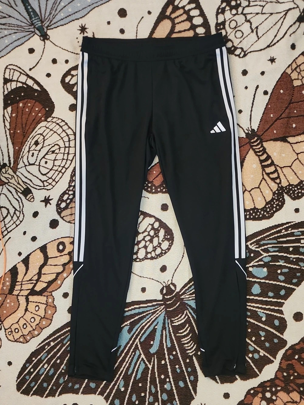 Adidas Track Pants Classic Black & White – Size Large